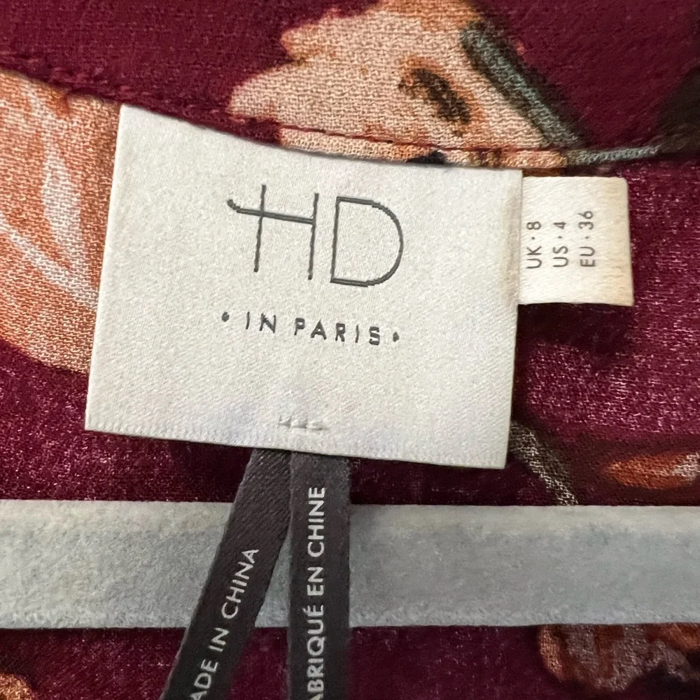 Anthropologie HD Paris Gail Wrap Blouse